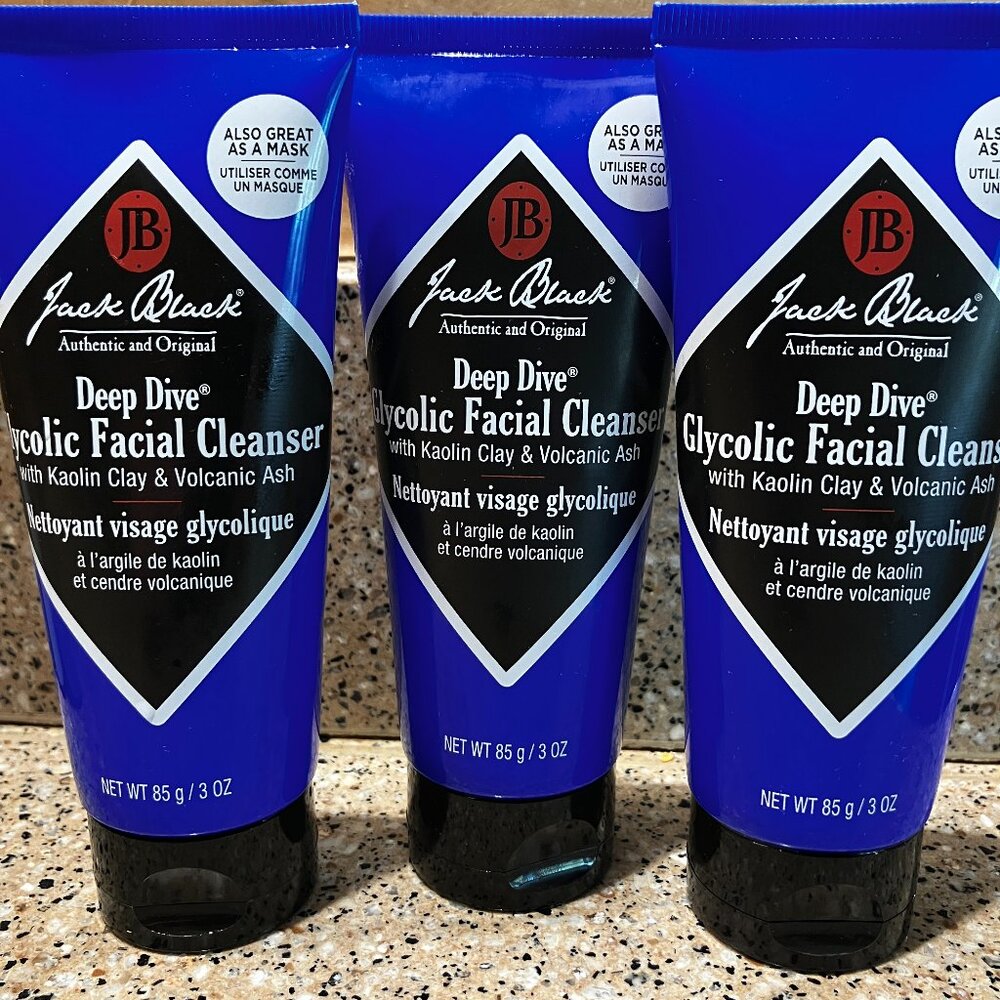 Jack Black Deep Dive Gylcolic Facial Cleanser and Mask!! NEW